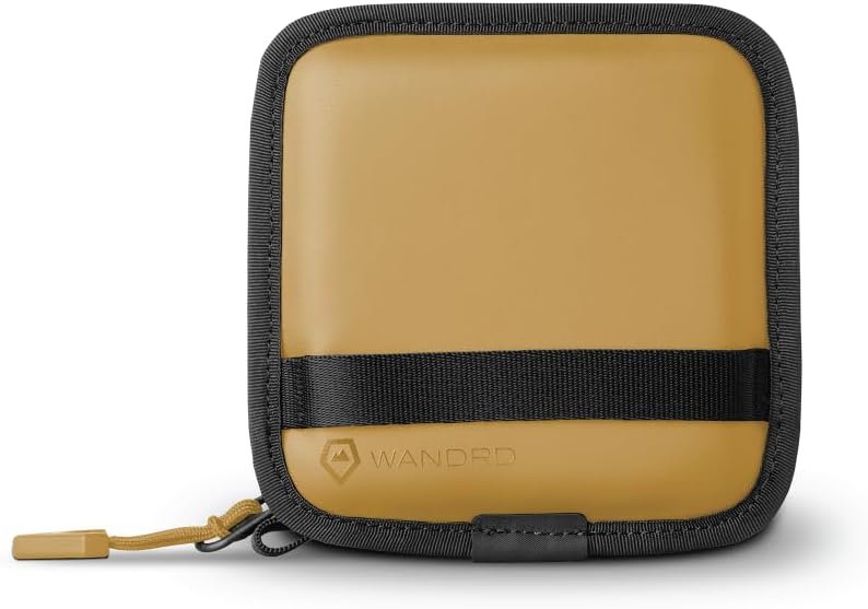 WANDRD Lens Filter Case - Store 4 Filters in Your Camera Backpack or Camera Case, Protect Photography Accessories from Scratches, Dust & Impact (Dallol Yellow) - Image 1